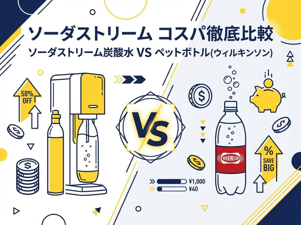 ソーダストリームのコスパは悪い？